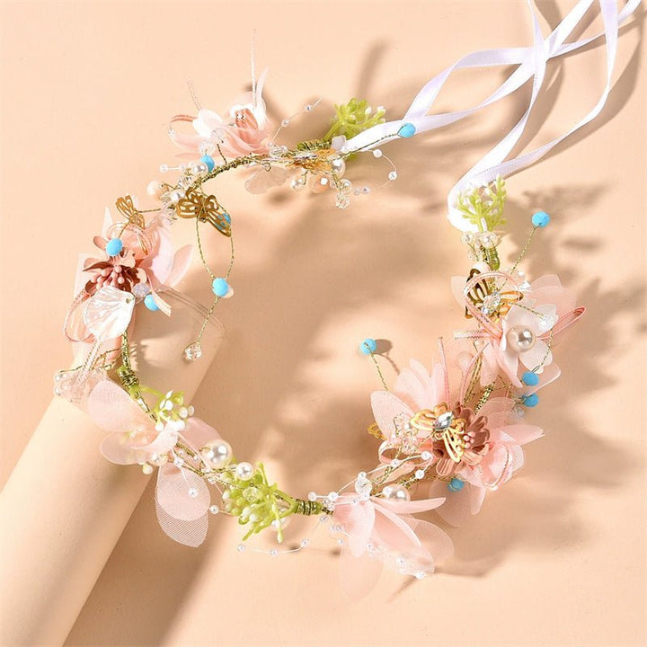 Children's Super Fairy Garland Princess Head As Accessories - Muhaab