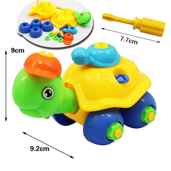 Children's Toys Detachable and Assembled Motorcycle Plastic Building Block Toys - Muhaab