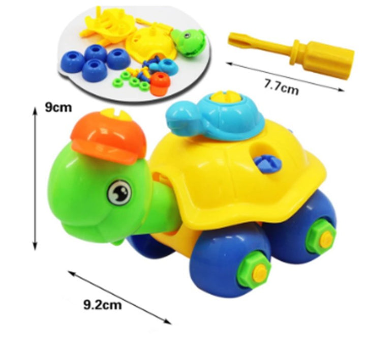 Children's Toys Detachable and Assembled Motorcycle Plastic Building Block Toys - Muhaab