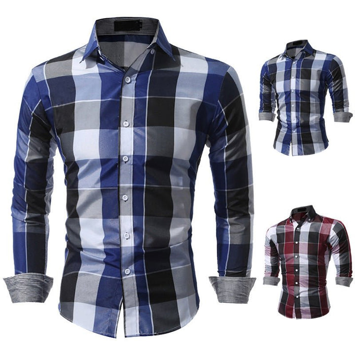 Classic Plaid Dress Shirts - Muhaab