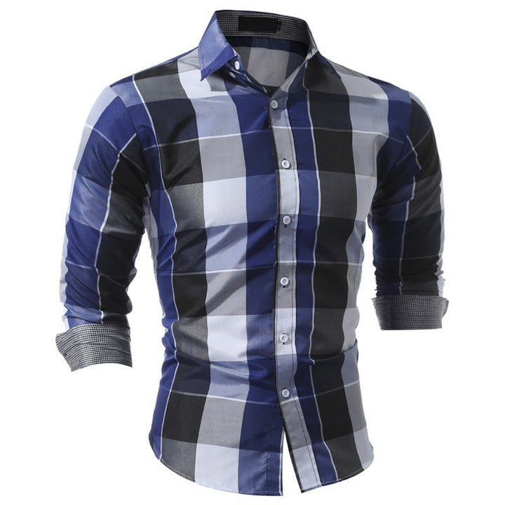 Classic Plaid Dress Shirts - Muhaab