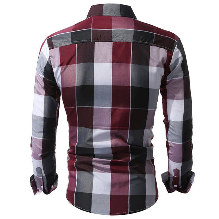 Classic Plaid Dress Shirts - Muhaab