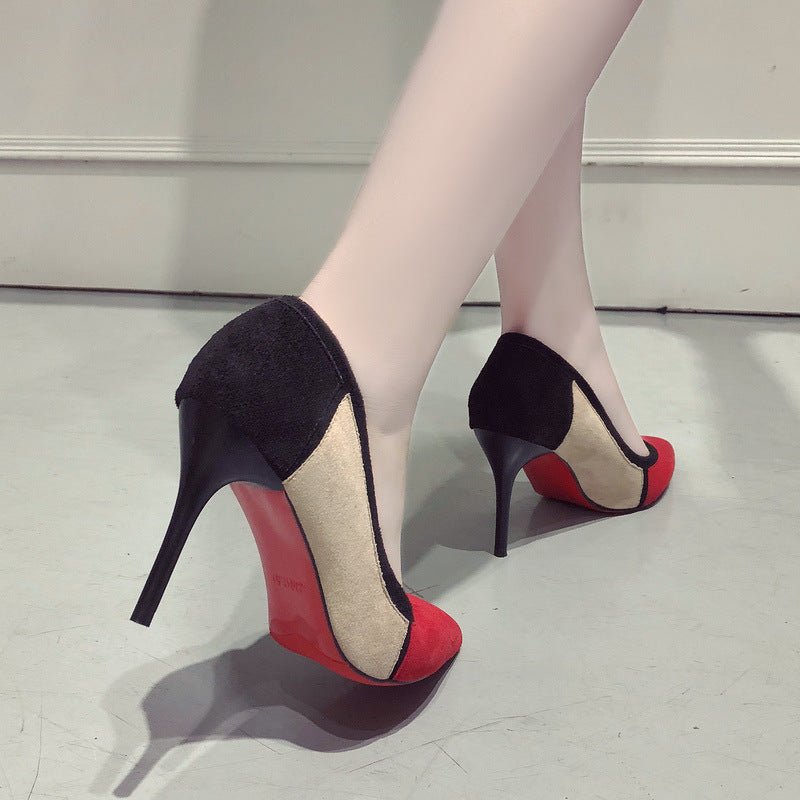 Colorblock high heels - Muhaab