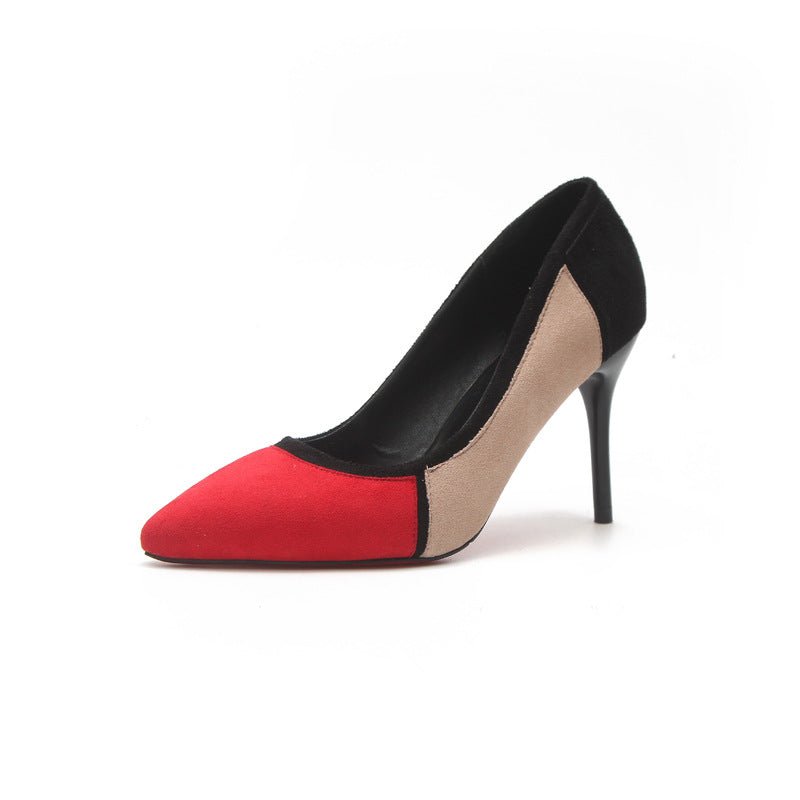 Colorblock high heels - Muhaab