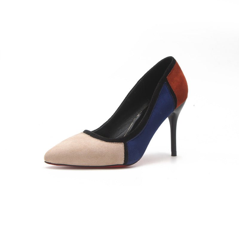 Colorblock high heels - Muhaab