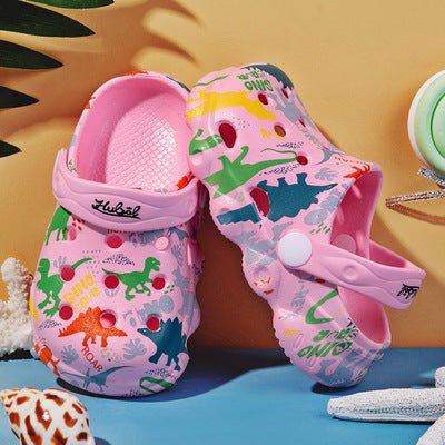 Colorful Fashion Summer Children Garden Clogs Shoes Boys&Girls Beach Sandal Kids Lightweight Breathable Slip On Mules- Muhaab
