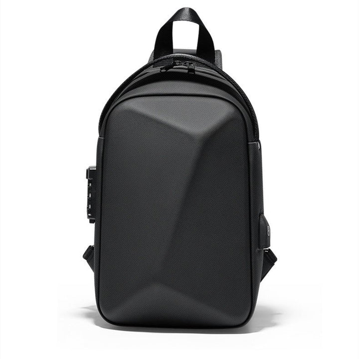 Compatible with Apple, New Design Crossbody Bag For Men Waterproof Anti-thief Shoulder Bag USB Charging Sling Chest Bags