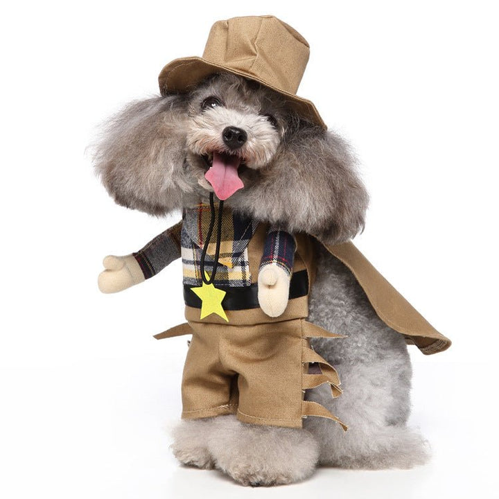 Cosplay Pet Supplies Standing Outfit Funny Dog Clothes Upright Outfit Halloween Christmas Dress Up Pet Outfit - Muhaab