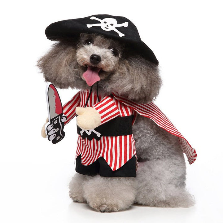 Cosplay Pet Supplies Standing Outfit Funny Dog Clothes Upright Outfit Halloween Christmas Dress Up Pet Outfit - Muhaab