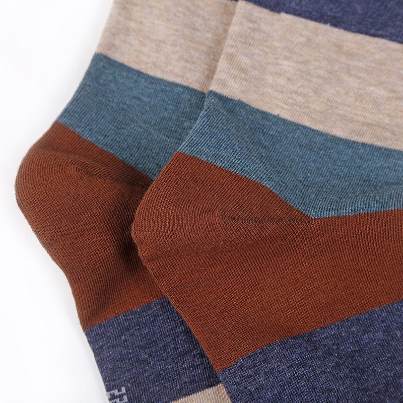 Cotton Colored Fashionable Casual Socks For Men - Muhaab