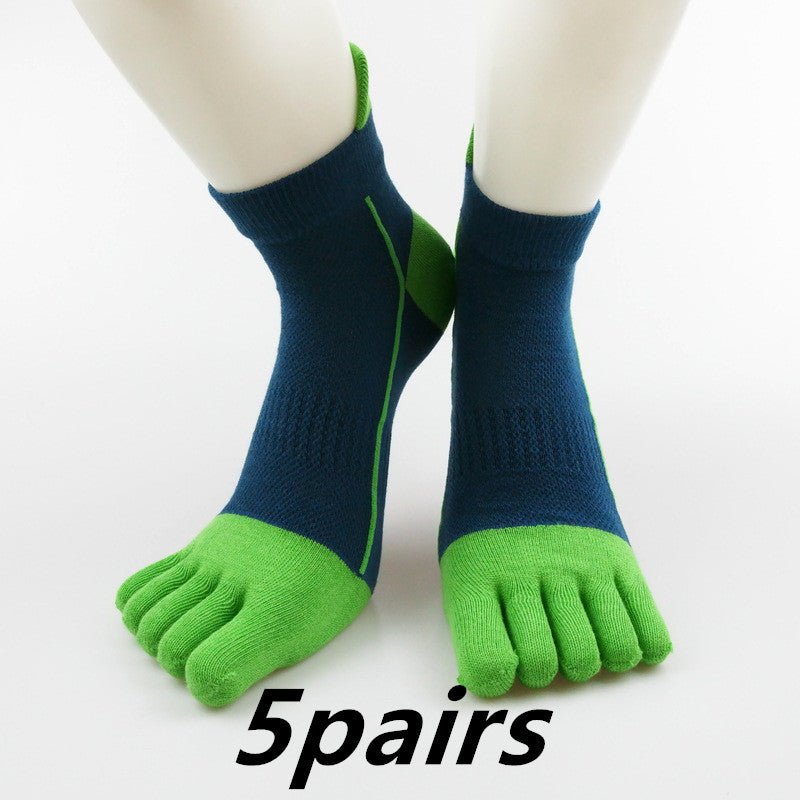 Cotton Toe Socks Men Boy To Protect Ankle Socks - Muhaab