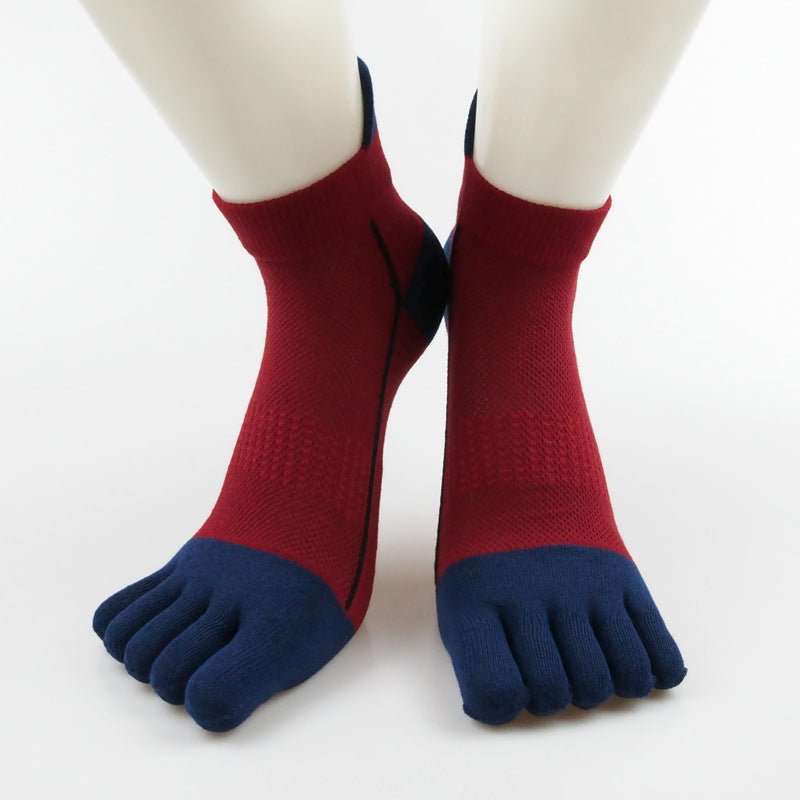 Cotton Toe Socks Men Boy To Protect Ankle Socks - Muhaab