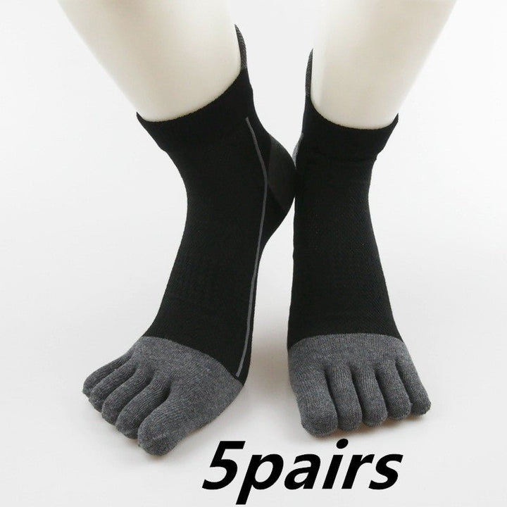 Cotton Toe Socks Men Boy To Protect Ankle Socks - Muhaab