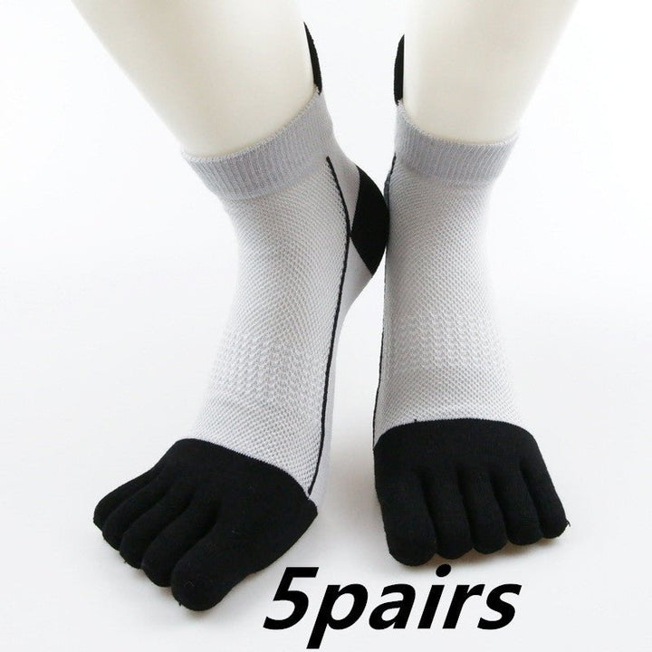 Cotton Toe Socks Men Boy To Protect Ankle Socks - Muhaab