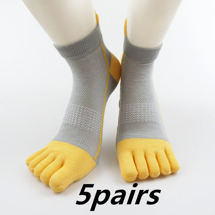 Cotton Toe Socks Men Boy To Protect Ankle Socks - Muhaab