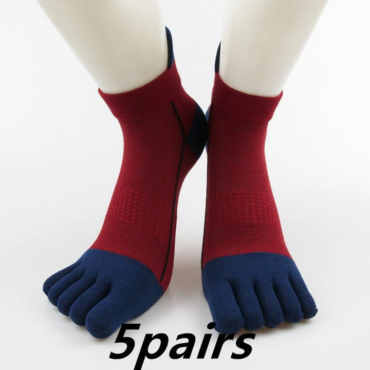 Cotton Toe Socks Men Boy To Protect Ankle Socks - Muhaab