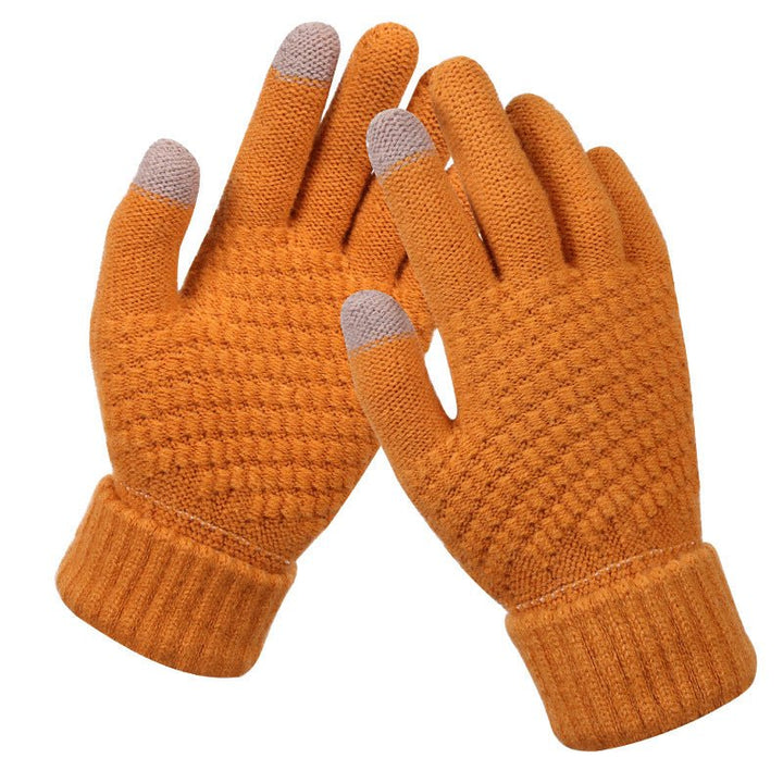 Couple knitted gloves touch screen gloves - Muhaab