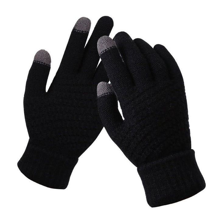 Couple knitted gloves touch screen gloves - Muhaab