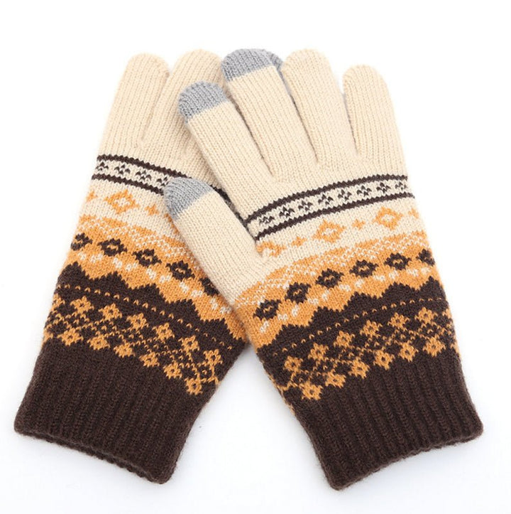 Couple knitted gloves touch screen gloves - Muhaab