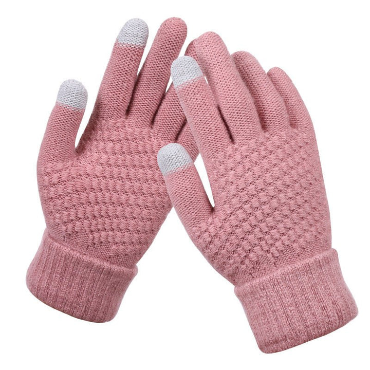 Couple knitted gloves touch screen gloves - Muhaab