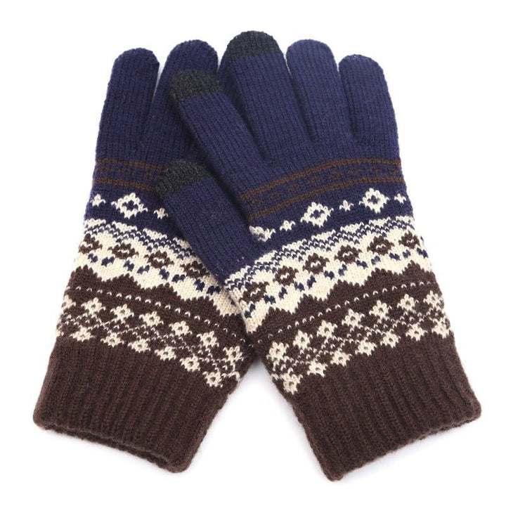 Couple knitted gloves touch screen gloves - Muhaab