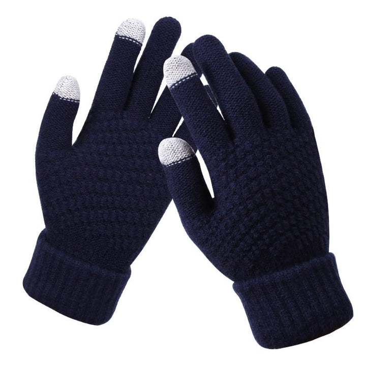 Couple knitted gloves touch screen gloves - Muhaab