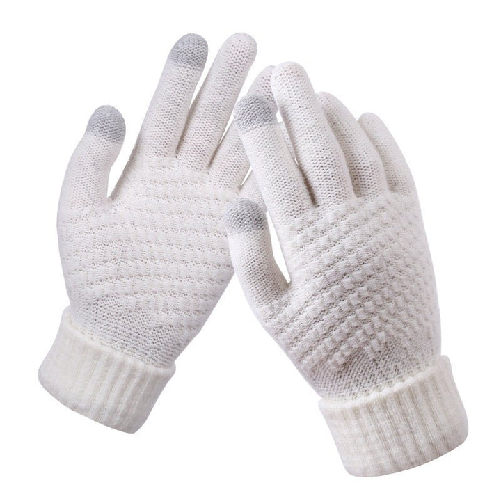 Couple knitted gloves touch screen gloves - Muhaab