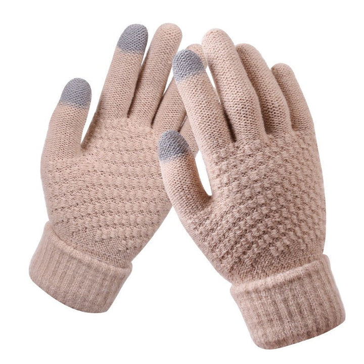 Couple knitted gloves touch screen gloves - Muhaab