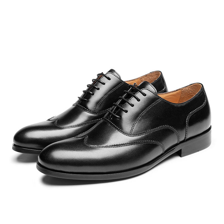 Cowhide Men's Shoes Formal Wear Business Men - Muhaab