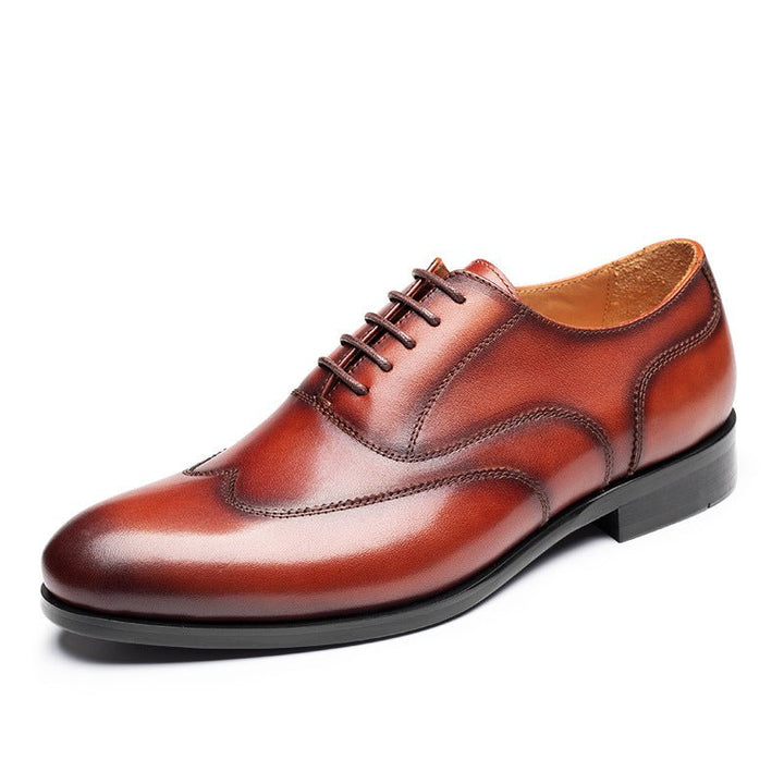 Cowhide Men's Shoes Formal Wear Business Men - Muhaab