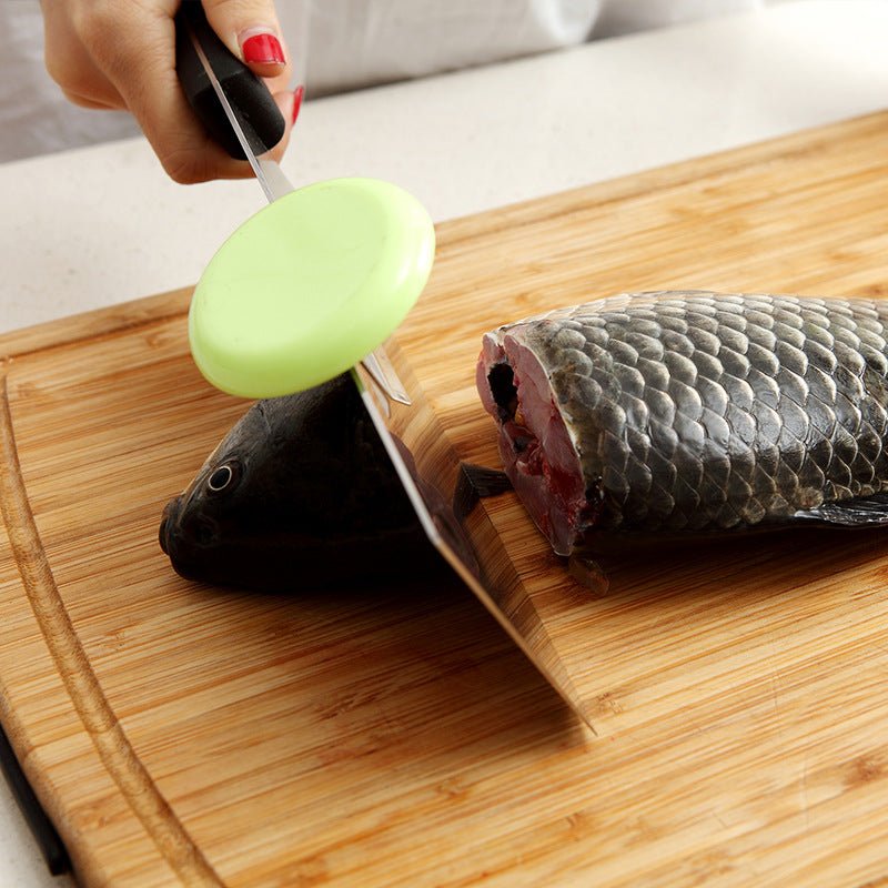 Creative Kitchen Gadgets Stainless Steel Vegetable Cutting Booster Knife Holder - Muhaab