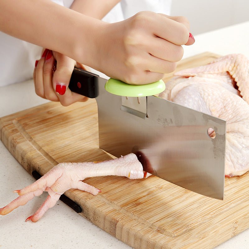 Creative Kitchen Gadgets Stainless Steel Vegetable Cutting Booster Knife Holder - Muhaab