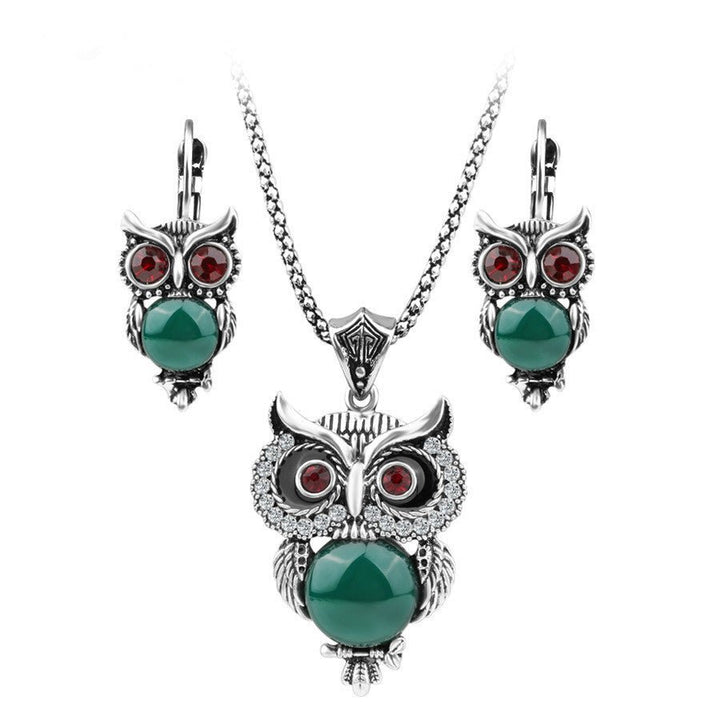 Creative Owl Jewellery Sets Necklaces Earrings Women Necklace - Muhaab