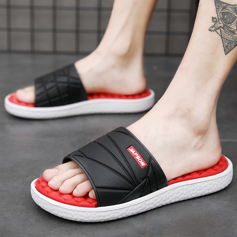 Cross-Border Plus Size Summer New Men's Home Slippers Indoor And Outdoor Slippers Fashion Trend Home Slippers - Muhaab