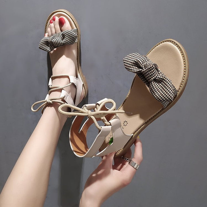 Cute fashion bow tie women sandals - Muhaab