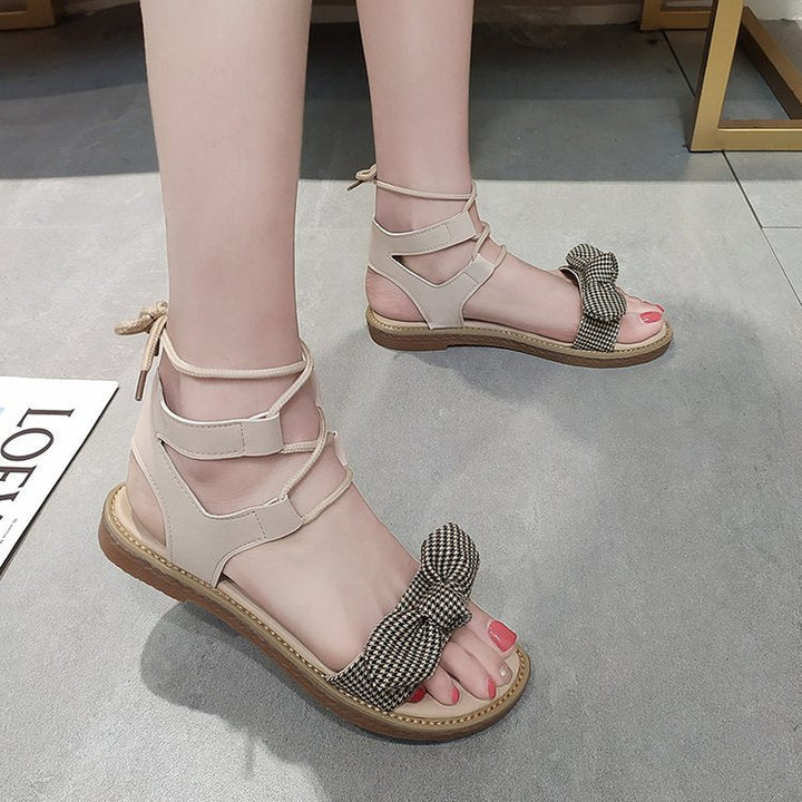 Cute fashion bow tie women sandals - Muhaab