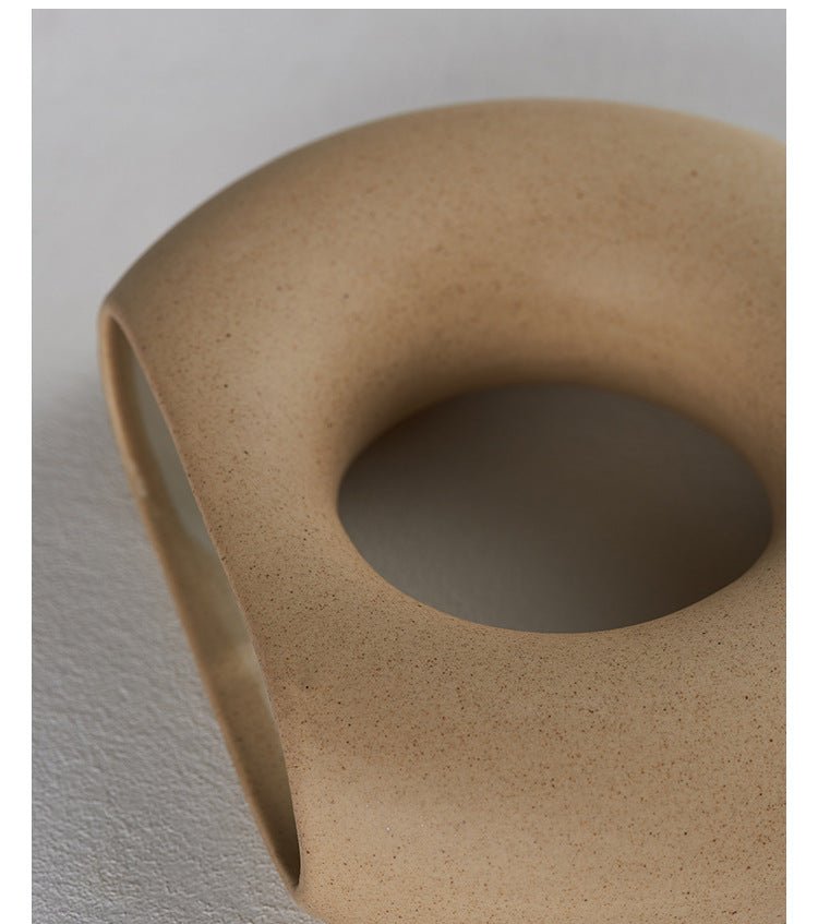 Cutelife New Style White Small Flower Ceramics Home Decor Vase - Muhaab