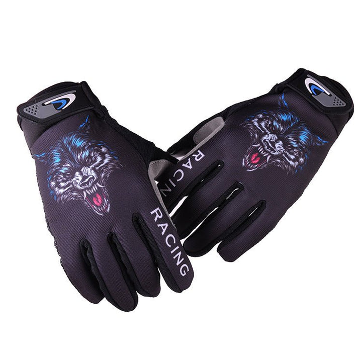 Cycling Gloves Long Finger Men Spring And Autumn Non-slip Wear-resistant Outdoor Full Finger Touch Screen Gloves - Muhaab