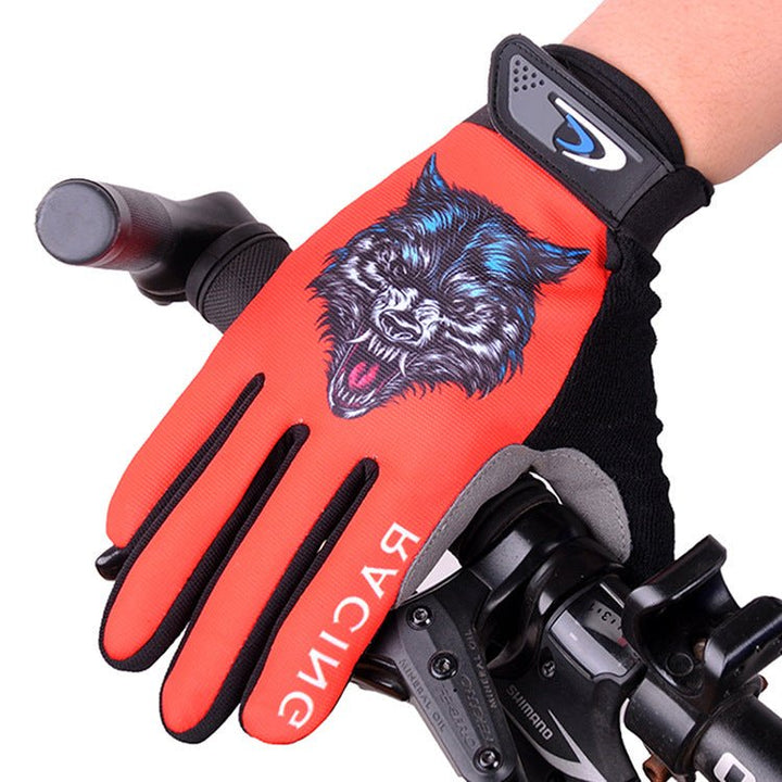 Cycling Gloves Long Finger Men Spring And Autumn Non-slip Wear-resistant Outdoor Full Finger Touch Screen Gloves - Muhaab