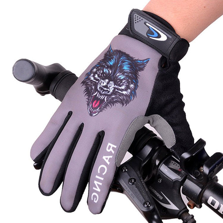 Cycling Gloves Long Finger Men Spring And Autumn Non-slip Wear-resistant Outdoor Full Finger Touch Screen Gloves - Muhaab