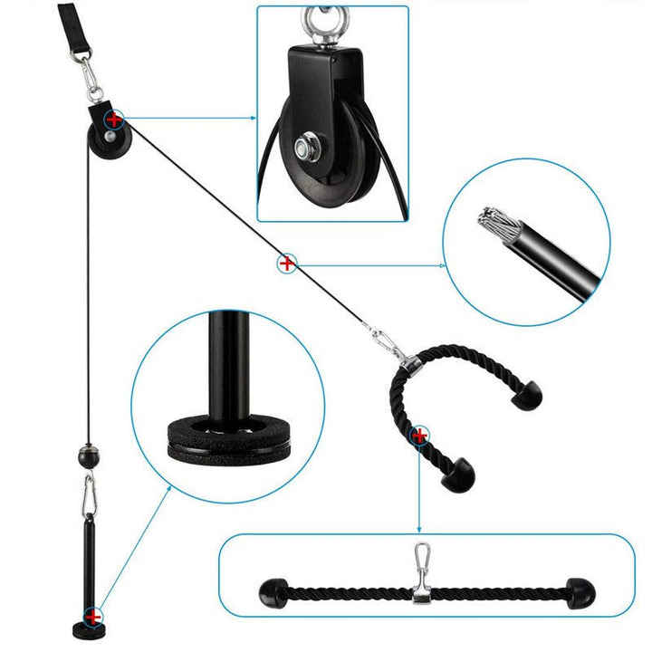 DIY Fitness Equipment Set Home Combination Accessories - Muhaab