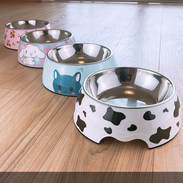 Dog Bowl Cat Food Bowl Stainless Steel Pet Supplies - Muhaab