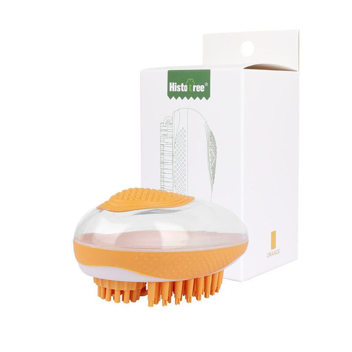 Dog Cat Bath Brush 2-in-1 Pet SPA Massage Comb Soft Silicone Pets Hair Grooming Comb Dog Cleaning Tool Pet Products - Muhaab