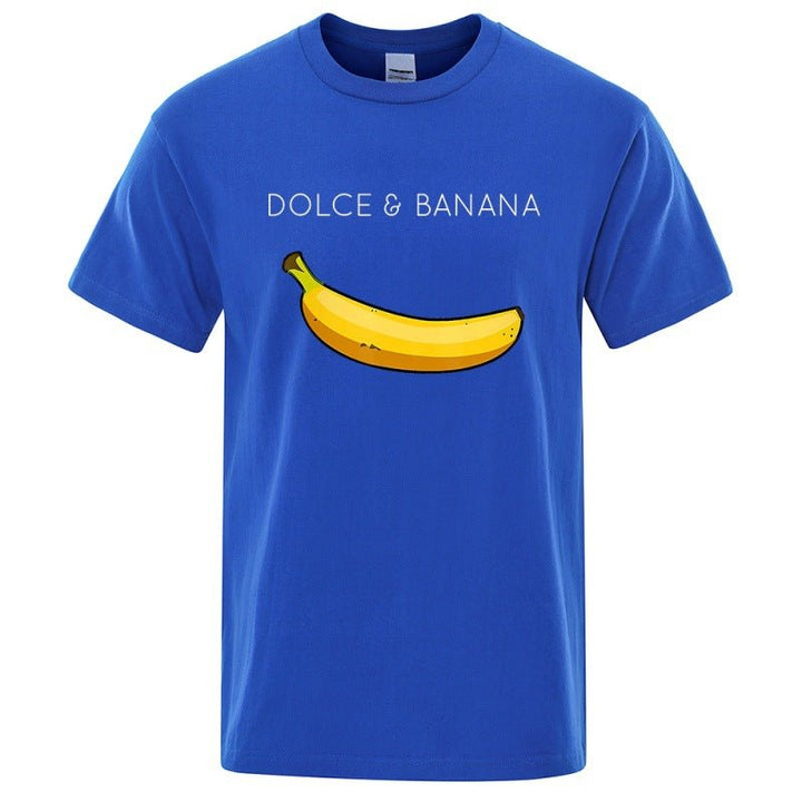 Dolce Banana Fashion Print Men T-shirts - Muhaab