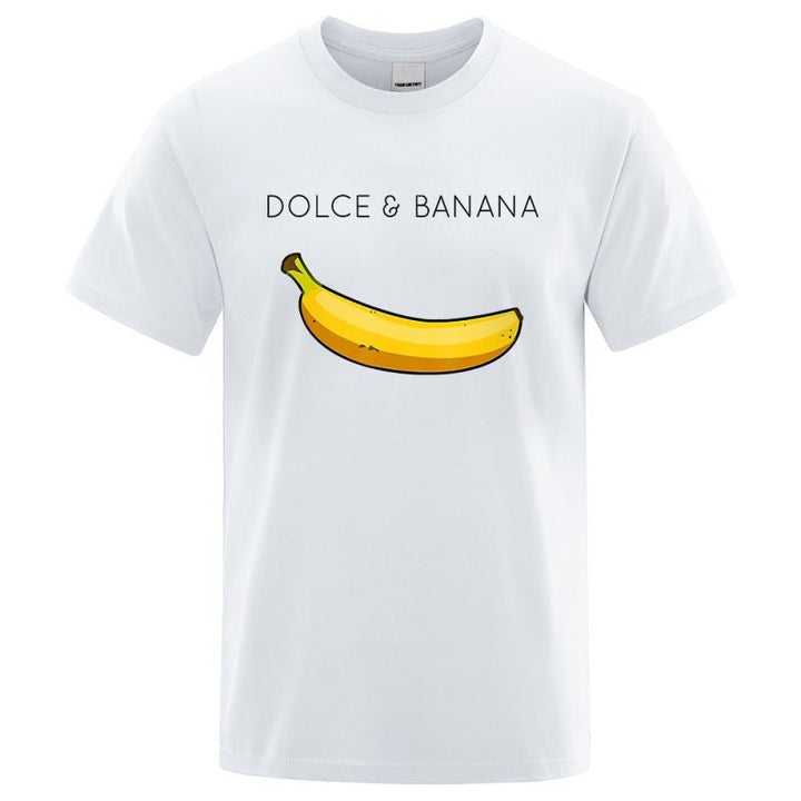 Dolce Banana Fashion Print Men T-shirts - Muhaab