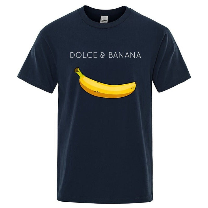 Dolce Banana Fashion Print Men T-shirts - Muhaab