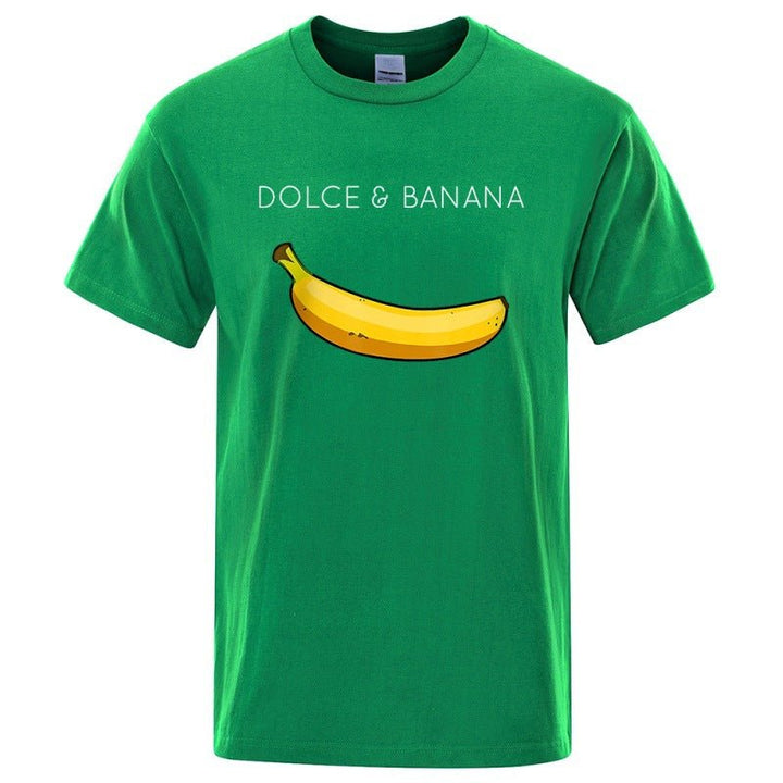 Dolce Banana Fashion Print Men T-shirts - Muhaab