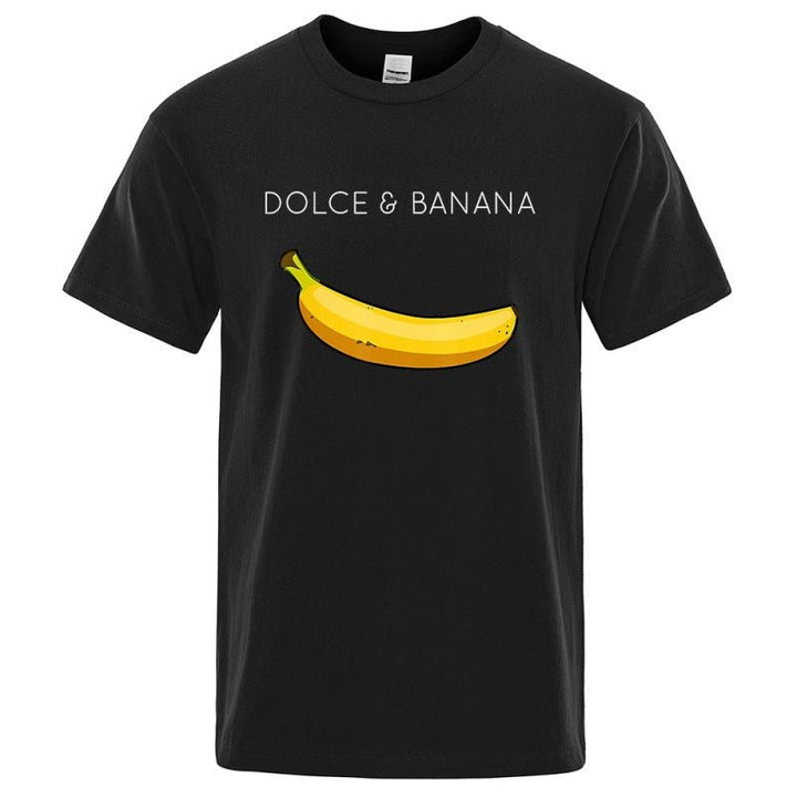 Dolce Banana Fashion Print Men T-shirts - Muhaab