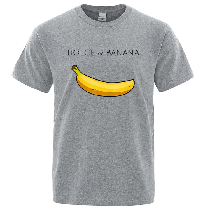 Dolce Banana Fashion Print Men T-shirts - Muhaab