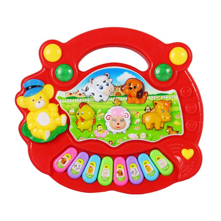 Educational Toys Farm Animal Keyboard Musical Instrument Child Baby Toys - Muhaab